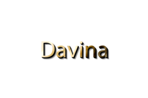 davina 3d nome png