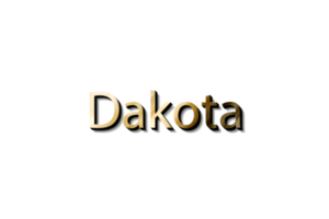 dakota nome 3d png