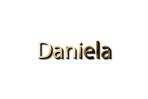 daniela nombre 3d png