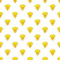 Explosion pattern, cartoon style vector