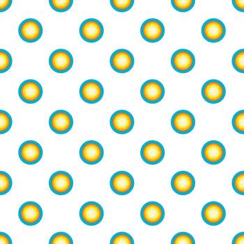 patrón de sol en el cielo, estilo de dibujos animados vector