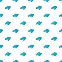 Tank pattern, cartoon style vector