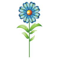 diseño de flores florecientes para la decoración png