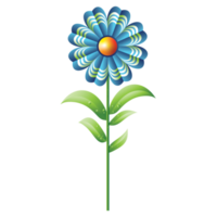 diseño de flores florecientes para la decoración png