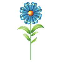 diseño de flores florecientes para la decoración png