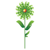 design de flor desabrochando para decoração png