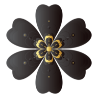 Vintage Blume für die Dekoration png