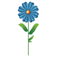 diseño de flores florecientes para la decoración png