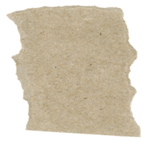 piece of brown corrugated cardboard transparent PNG