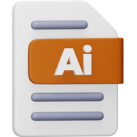 ai-Dateiformat 3D-Rendering isometrisches Symbol. png