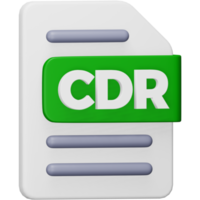 cdr-Dateiformat 3D-Rendering isometrisches Symbol. png