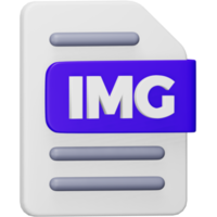 img-Dateiformat 3D-Rendering isometrisches Symbol. png