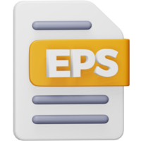 Eps file format 3d rendering isometric icon. png