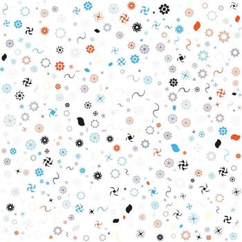 hermoso y colorido patrón vectorial. patrón de vectores sin fisuras. patrón textil y de tela. patrón simple y elegante.