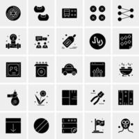 25 iconos de negocios universales vector ilustración de icono creativo para usar en proyectos relacionados con la web y dispositivos móviles