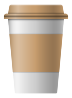 xícara de café de papel png
