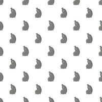 Trash bag pattern, cartoon style vector