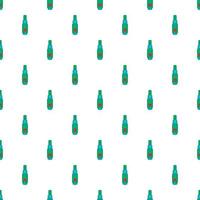 Refill bottle pattern, cartoon style vector