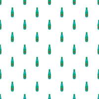 Refill bottle pattern, cartoon style vector