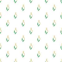 Skipping rope pattern, cartoon style vector