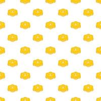 Cookie pattern, cartoon style vector