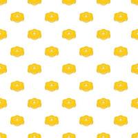 Cookie pattern, cartoon style vector