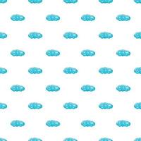 Cloud pattern, cartoon style vector