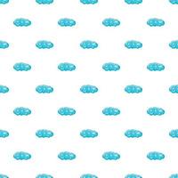 Cloud pattern, cartoon style vector