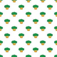 Big tree pattern, cartoon style vector