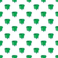 Dumpster pattern, cartoon style vector