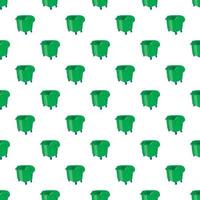 Dumpster pattern, cartoon style vector