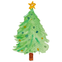 Aquarell Weihnachtselemente png