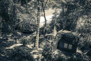 Tropical nature island Ilha Grande Praia de Palmas beach Brazil. photo