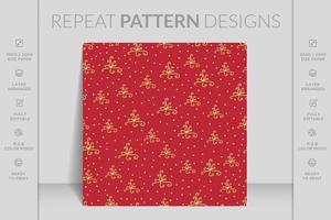 Abstract repeat patterns with colorful background vector