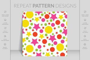 Polka dot pattern background, colorful cute design vector. Simple pattern background. vector