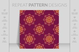 Elegant texture for fabric art, wallpapers, textile, wrapping. Floral seamless pattern background. vector