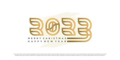 2023 logo design vector for calender, poster etc.
