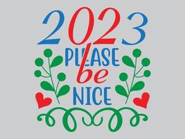 New Year T Shirt Design File vector