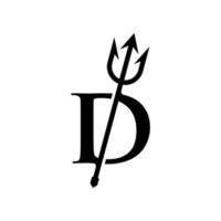 Initial D Trident Logo vector