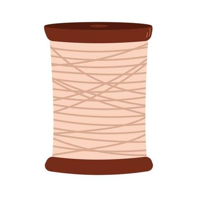 Spool of thread. Knitting tool. Hobby time, handmade things