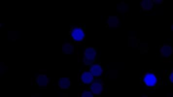 Loop blue bokeh flow animation abstract background video