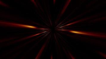 Loop orange red speed shine ray tunnel  background video