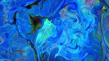 astratto classico fluido dipingere artwave struttura ebru effetto video