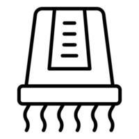 Dryer dispenser icon outline vector. Air machine vector