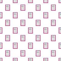 Diagnosis on paper pattern, cartoon style vector