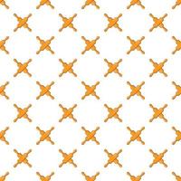 Rolling pin pattern, cartoon style vector
