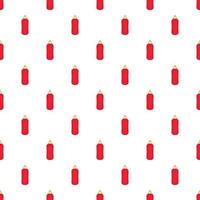 Punching bag pattern, cartoon style vector