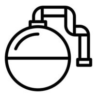 Reverse osmosis icon outline vector. Water filter vector