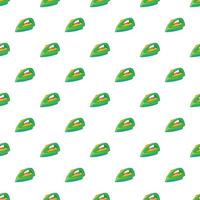 Iron pattern, cartoon style vector