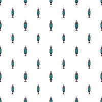 Ancient Egyptian warrior pattern, cartoon style vector